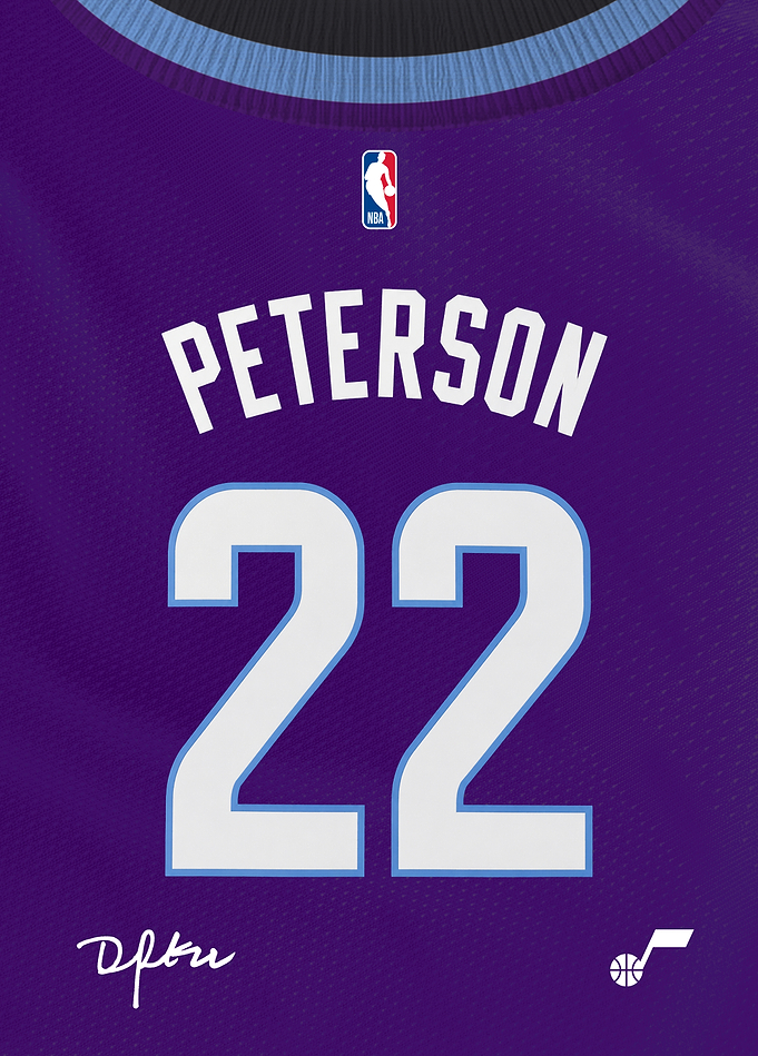 Jazz Signature Jersey- Darryn Peterson