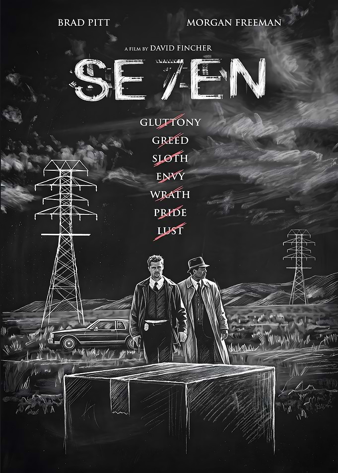 Se7en Movie Poster Art