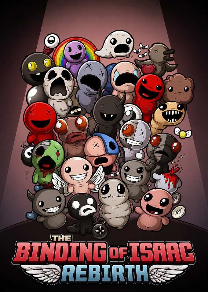 The Binding of Isaac Rebirth Poster