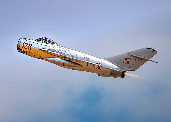 Polish Air Force MiG-17 Jet