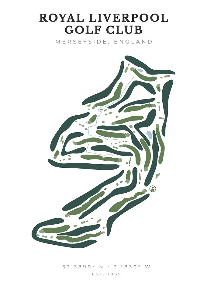 Royal Liverpool Golf Club Course Map