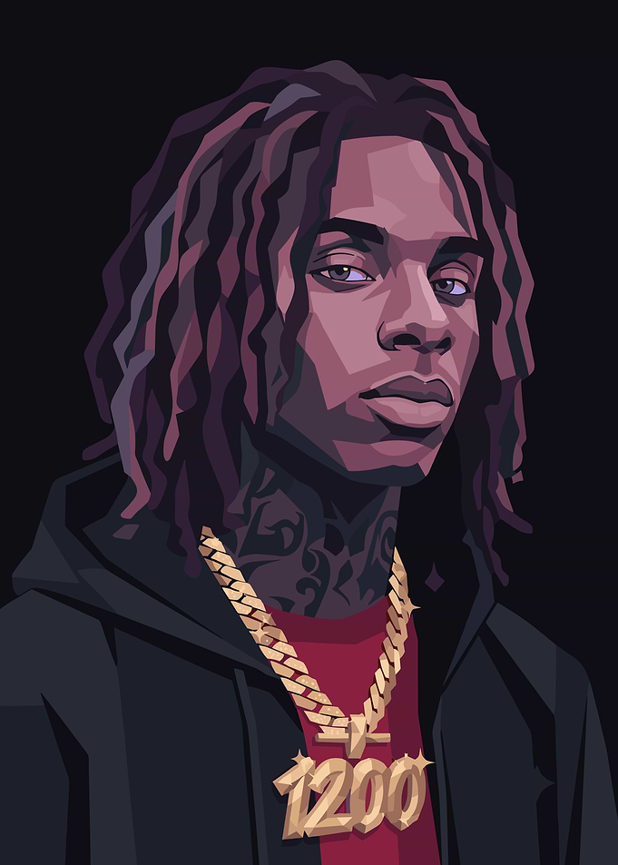 Stylized Portrait of Polo G