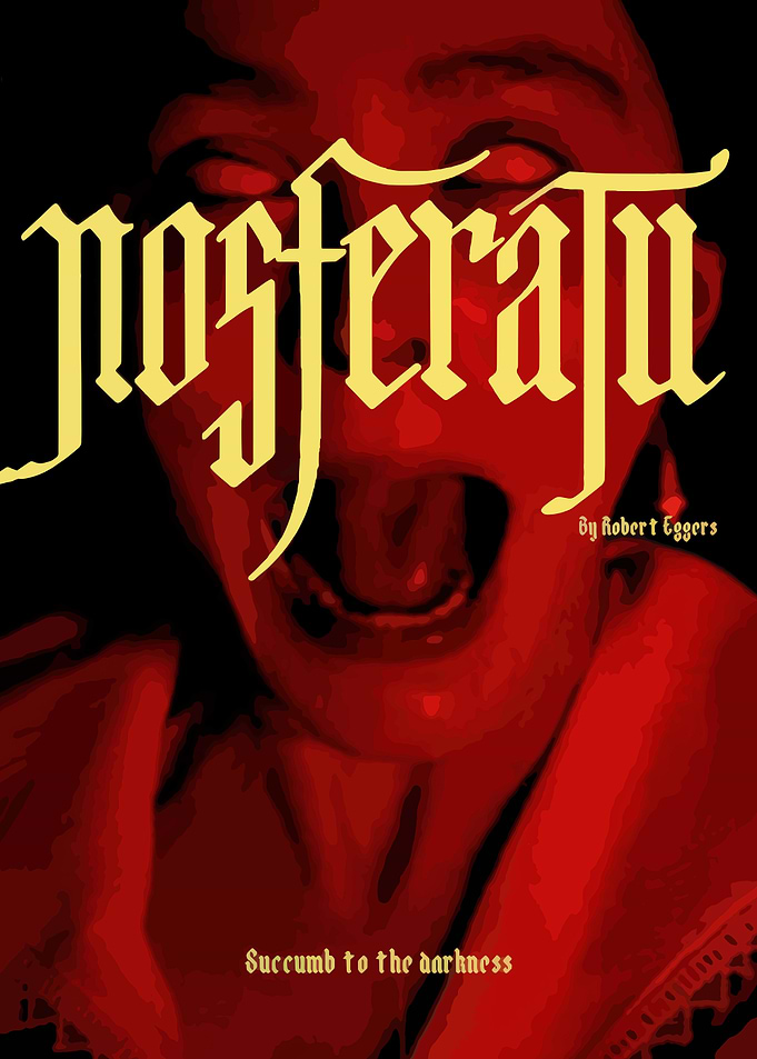Nosferatu Robert Eggers Horror Movie Poster