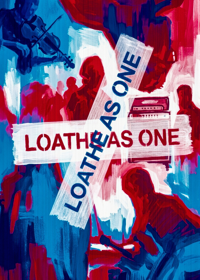 Loathe As One Abstract Music Poster