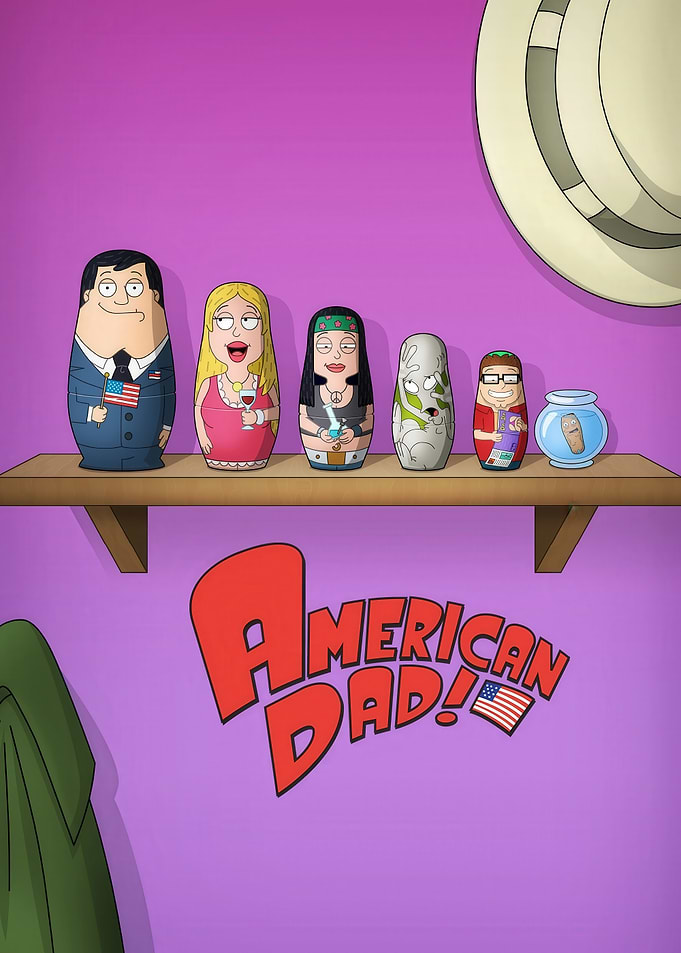 American Dad Nesting Dolls Poster