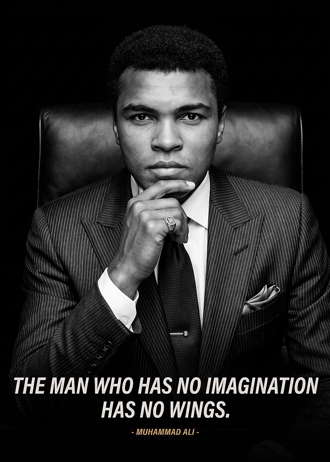 Muhammad Ali Inspirational Quote Poster
