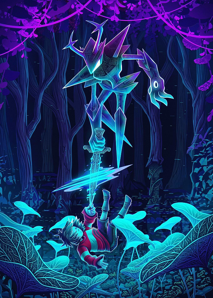 Kris and Ralsei Undertale Deltarune Fanart