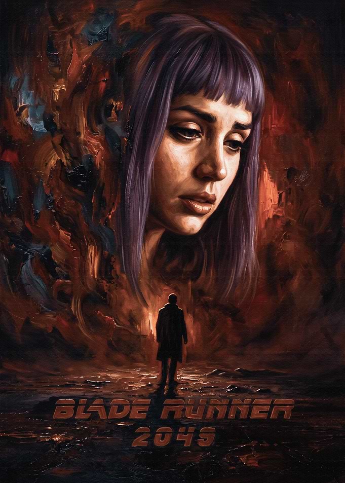 Blade Runner 2049 Joi and K Poster