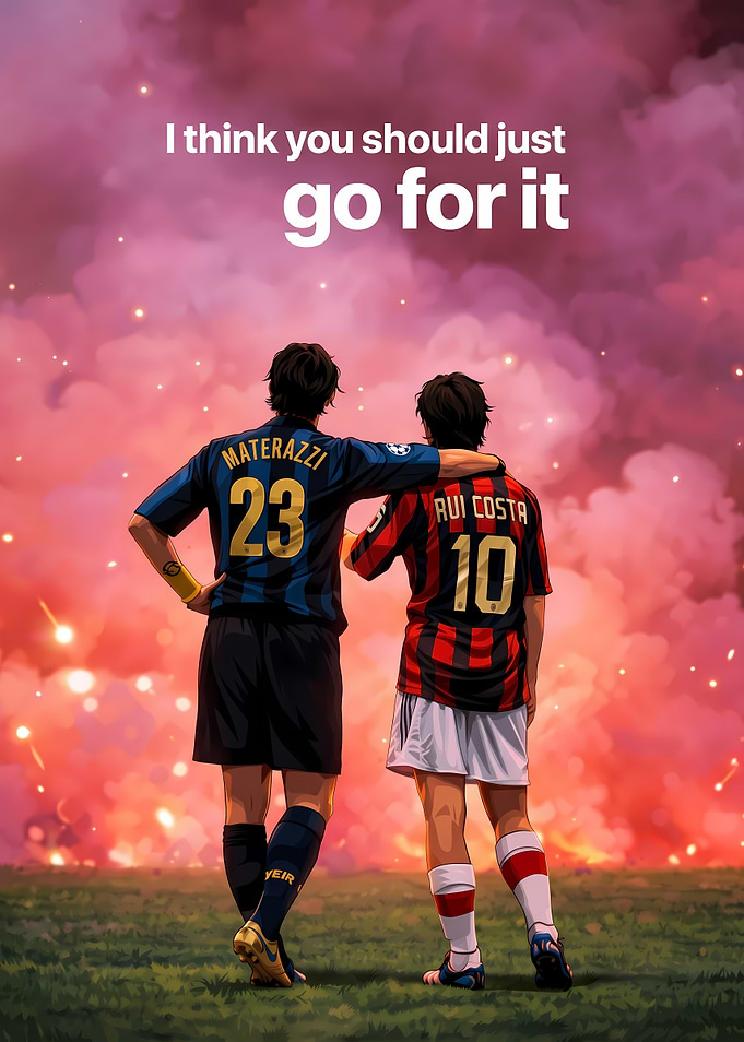 Materazzi and Rui Costa Iconic Moment
