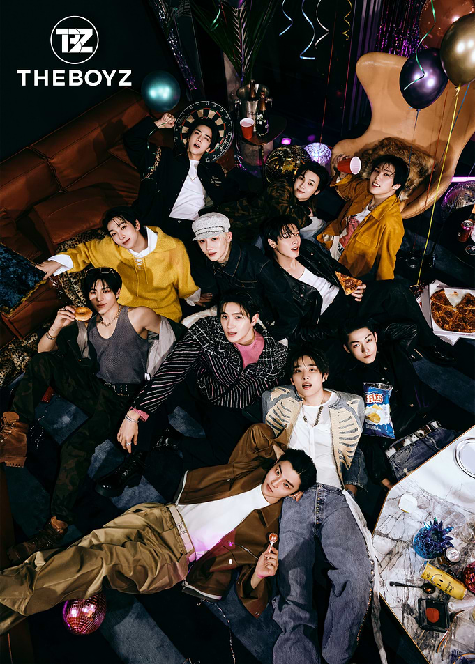 The Boyz K-pop Group Party Portrait