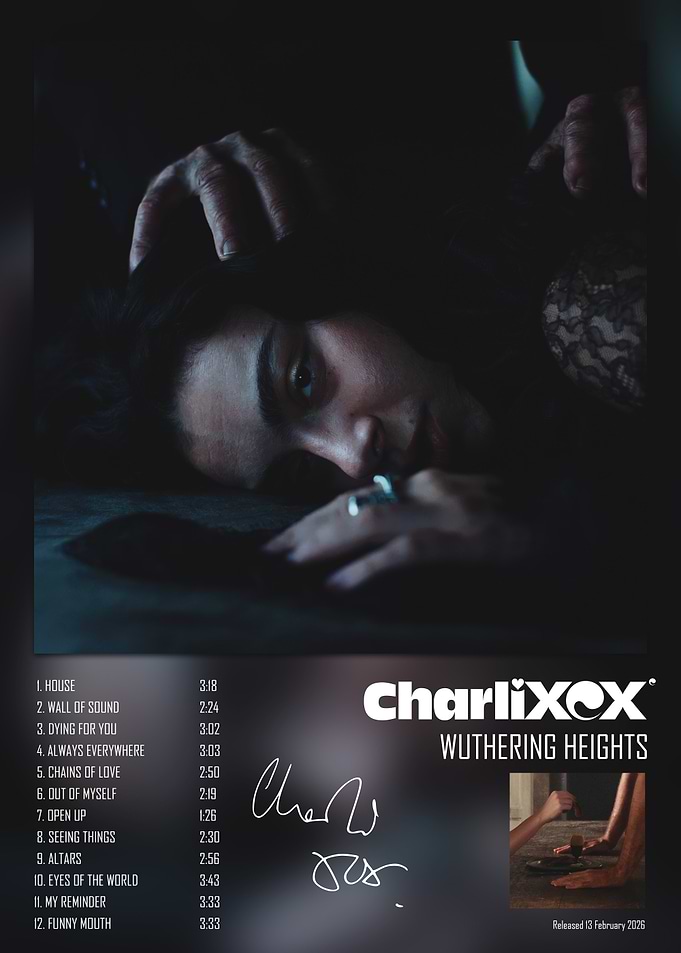 Charli XCX Wuthering Heights Album Poster