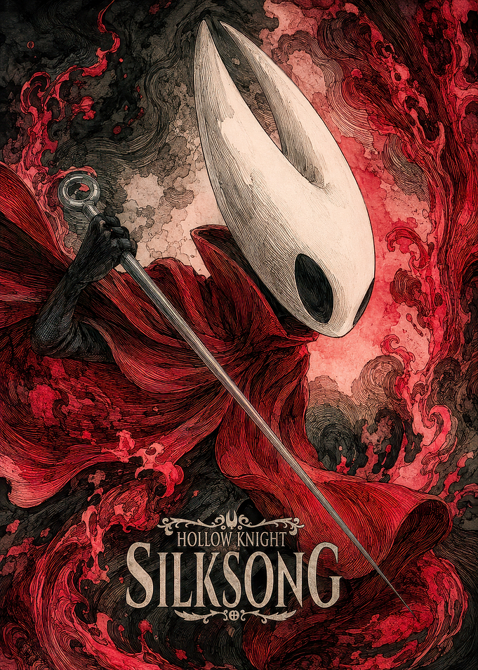 Hollow Knight Silksong Hornet Illustration