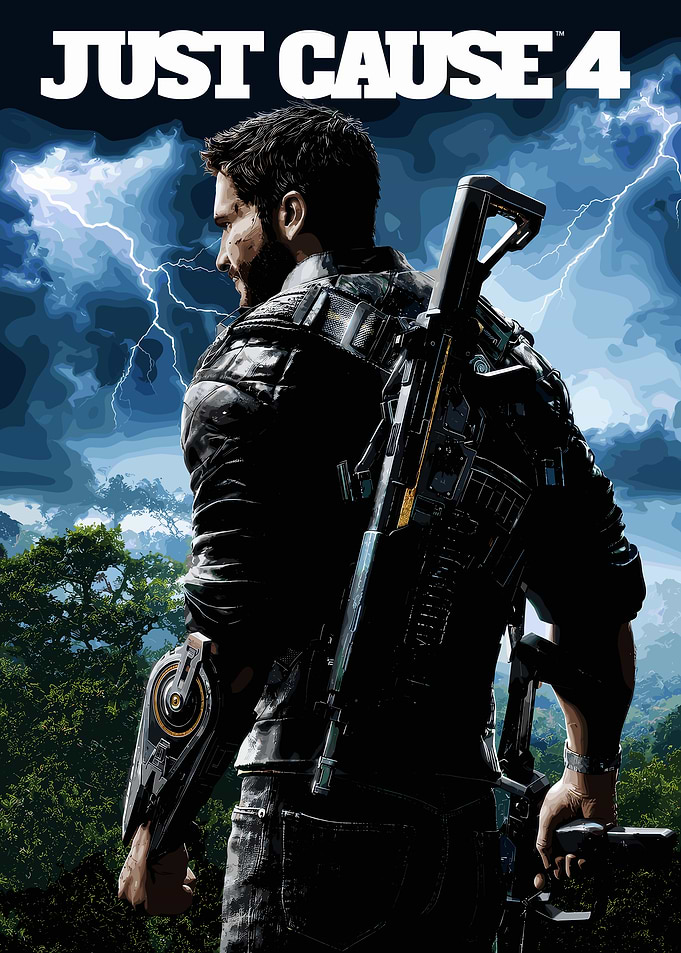 Just Cause 4 Rico Rodriguez Poster