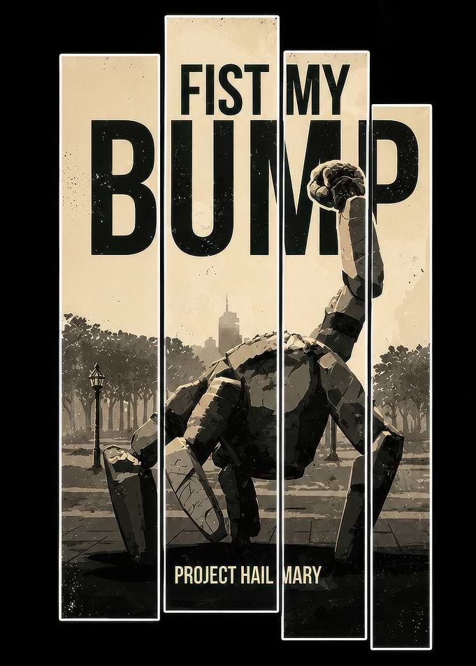 Project Hail Mary Rocky Fist Bump