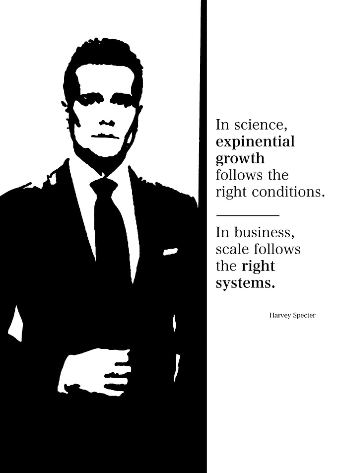 Harvey Specter Inspirational Quote Poster