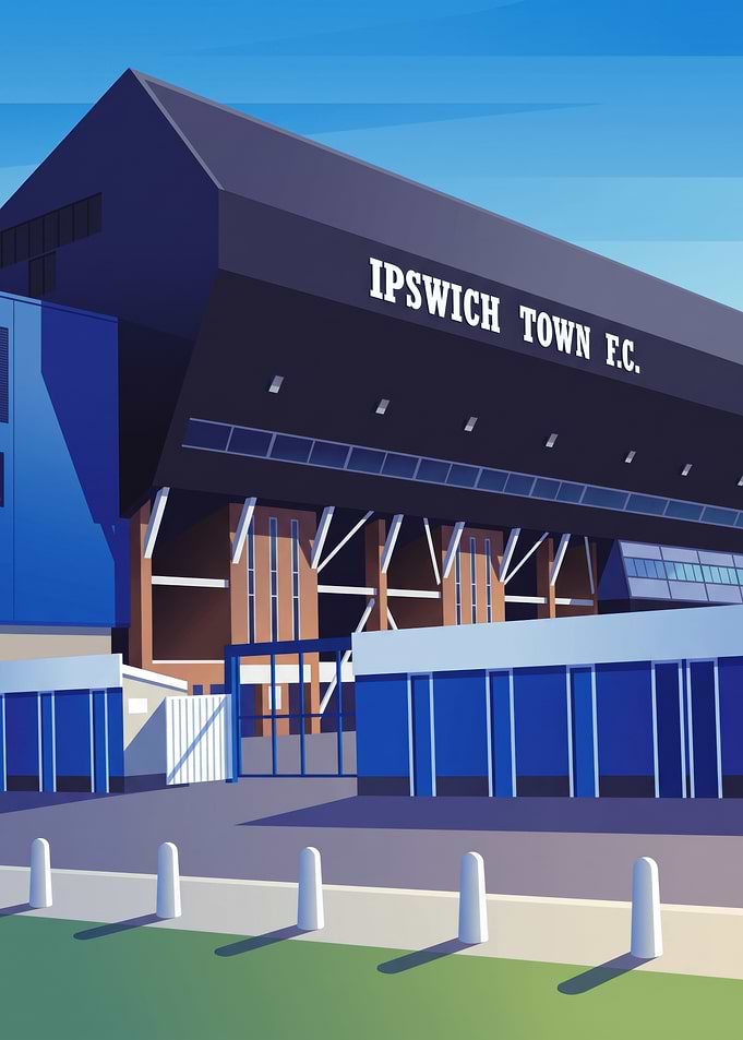 Ipswich Town F.C. Stadium Illustration