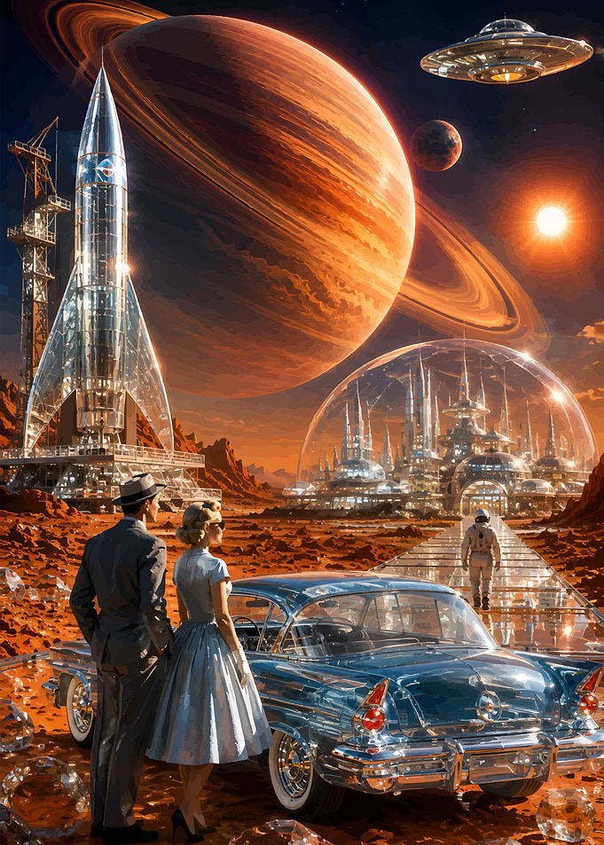 Retro Futurism on a Red Planet