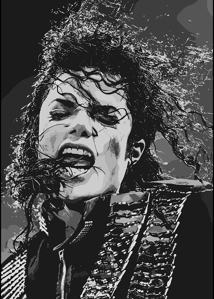 Michael Jackson Pop Art Portrait