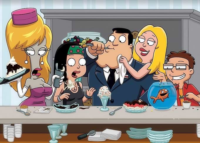 American Dad Family Ice Cream Scene