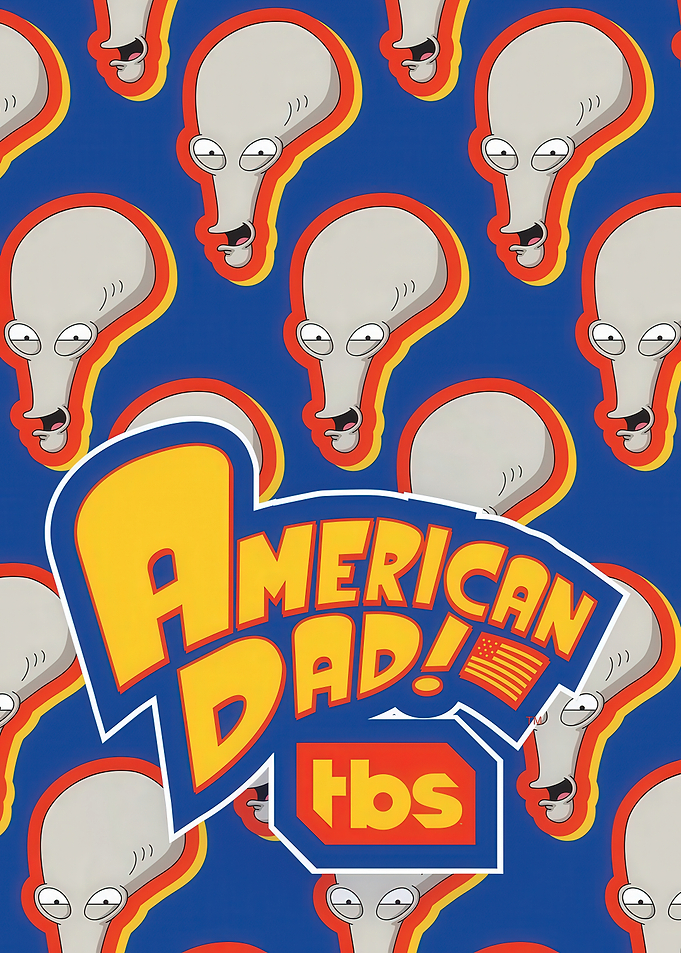 American Dad Roger Pattern Poster