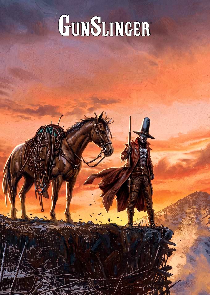 Gunslinger Western Fantasy Art