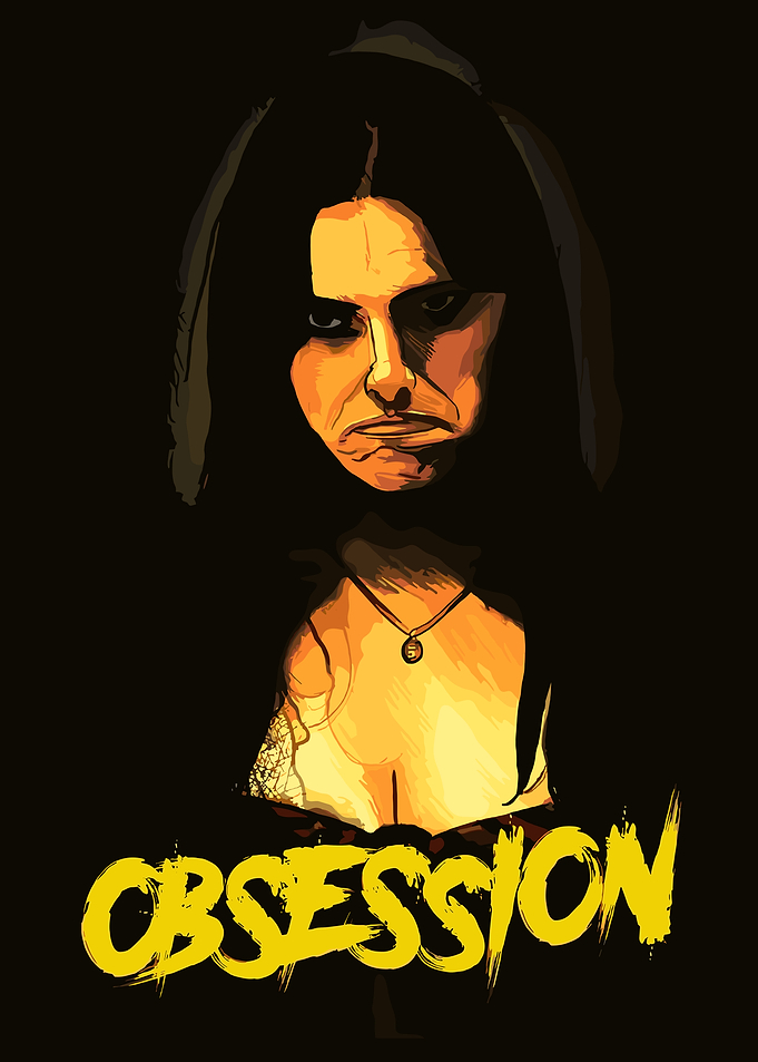 Obsession Dark Portrait Poster