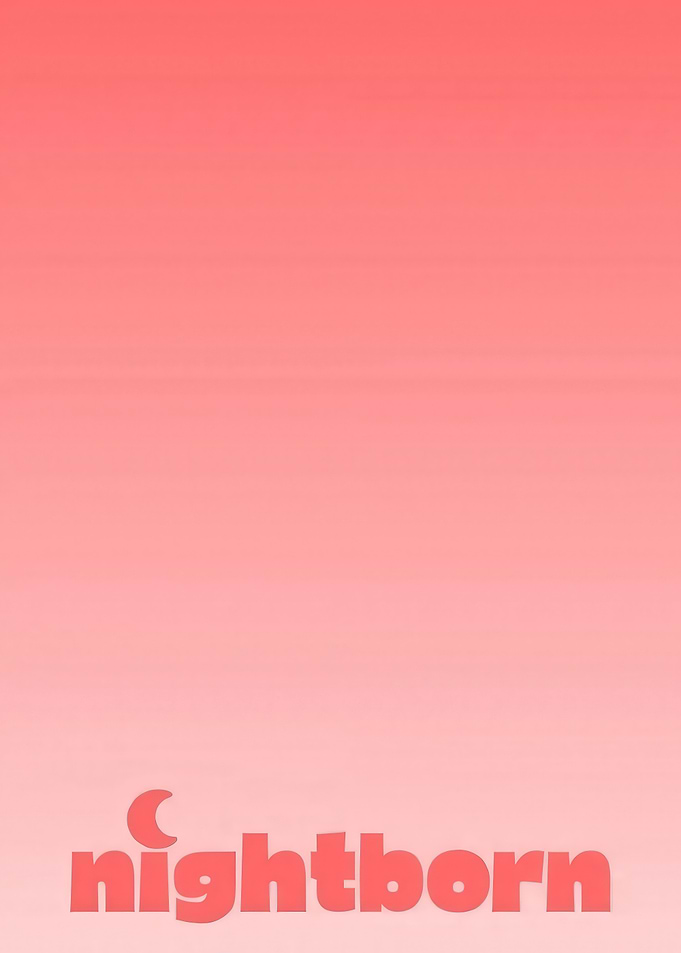 Nightborn Minimalist Pink Gradient Poster