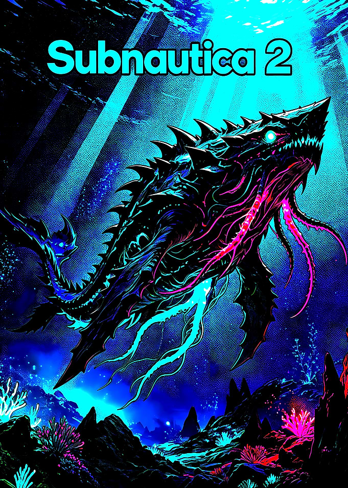 Subnautica 2 Underwater Creature Poster
