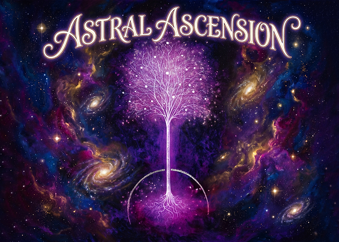 Astral Ascension Cosmic Tree Art