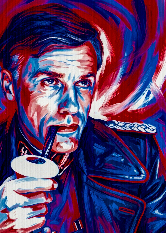 Hans Landa Pop Art Portrait