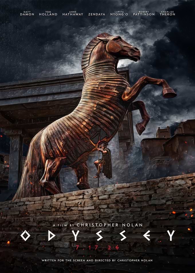 Odyssey Christopher Nolan Movie Poster