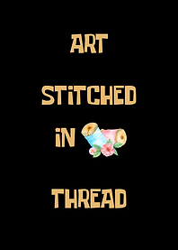 Art Stitched in Thread Typography