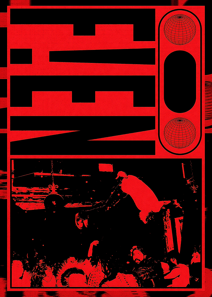 Travis Scott Feen Concert Poster