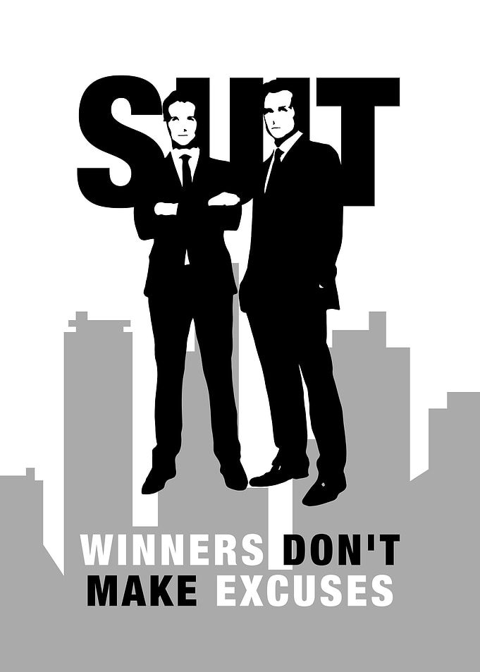 Suits TV Show Minimalist Poster