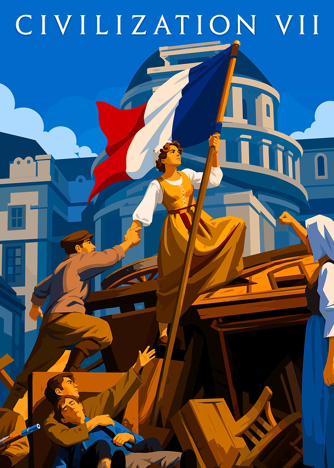 Civilization VII French Revolution Poster