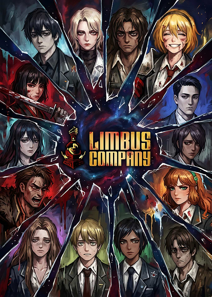 Limbus Company Character Collage