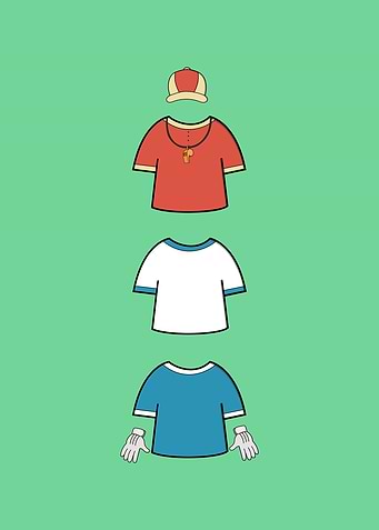 Minimalist Soccer Team Kits Lineup Outfit Coach Player Goalie