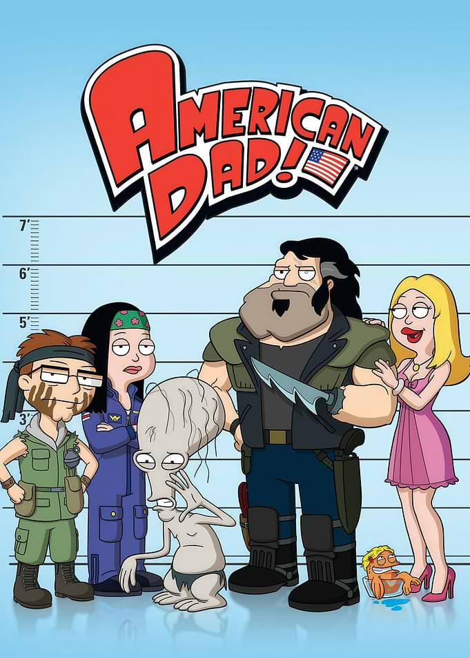American Dad Police Lineup Poster