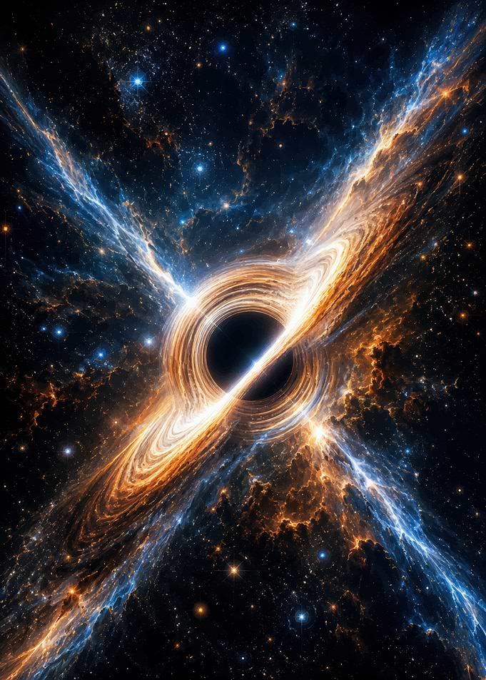 Stunning Black Hole Cosmic Event
