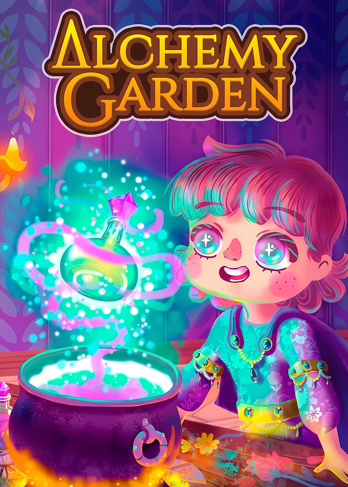Alchemy Garden Game Key Art