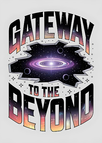 Gateway to the Beyond Space Poster