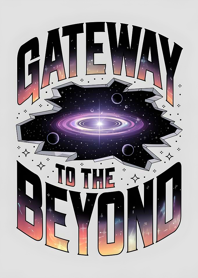 Gateway to the Beyond Space Poster