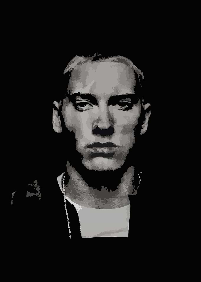 Eminem Portrait Minimalist Art