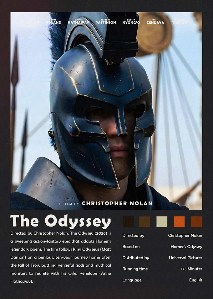 The Odyssey Christopher Nolan Movie Poster
