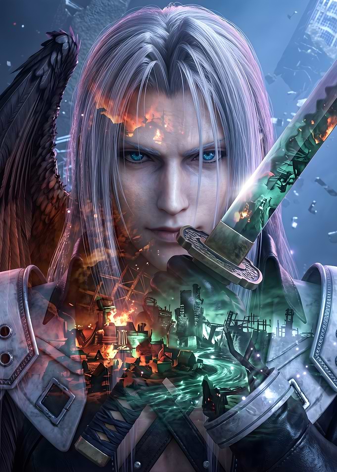 Sephiroth Final Fantasy VII Portrait