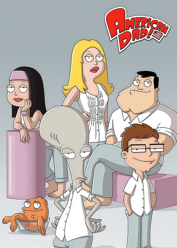 American Dad Family Portrait