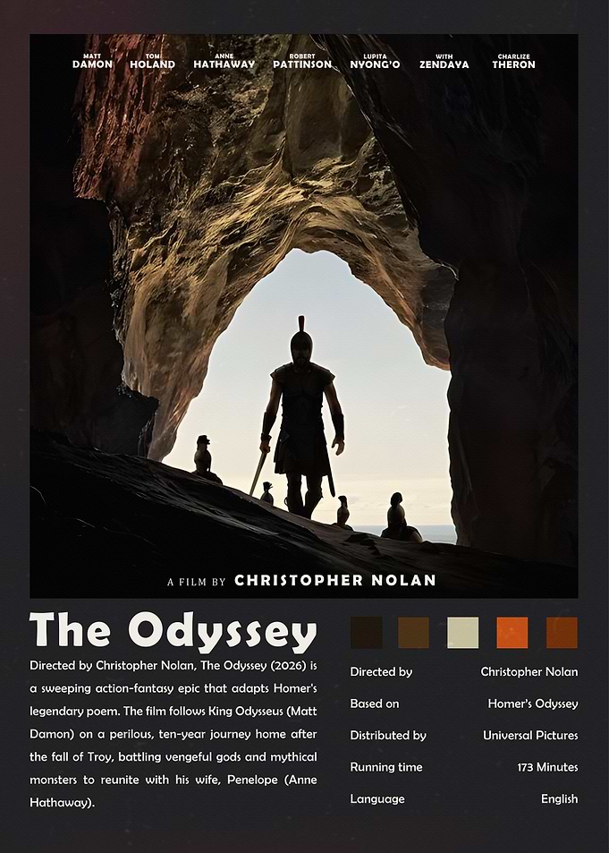 The Odyssey Christopher Nolan Movie Poster