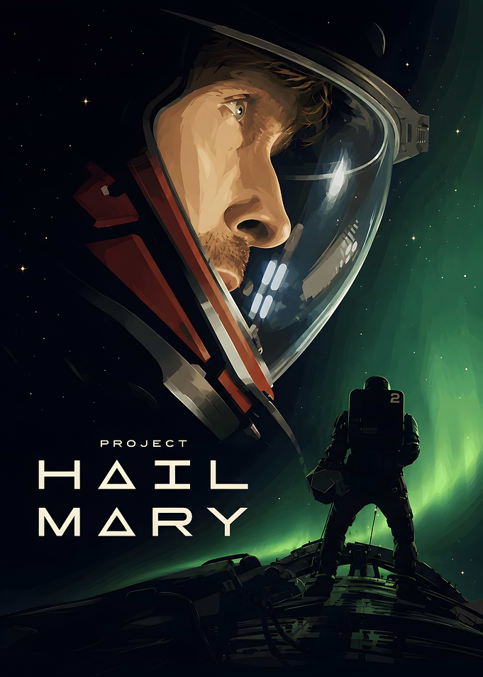 Project Hail Mary Space Poster