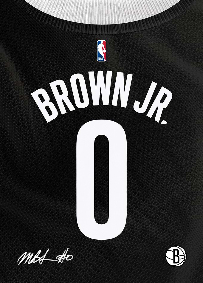 Nets Signature Jersey- Mikel Brown Jr.