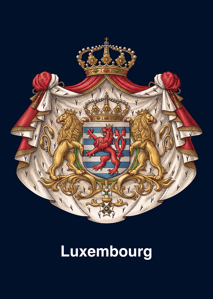 Luxembourg Coat of Arms Emblem